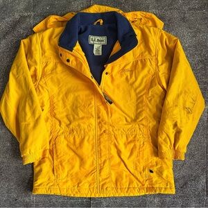NWT L.L. Bean Women's Bright Yellow Coat Size M